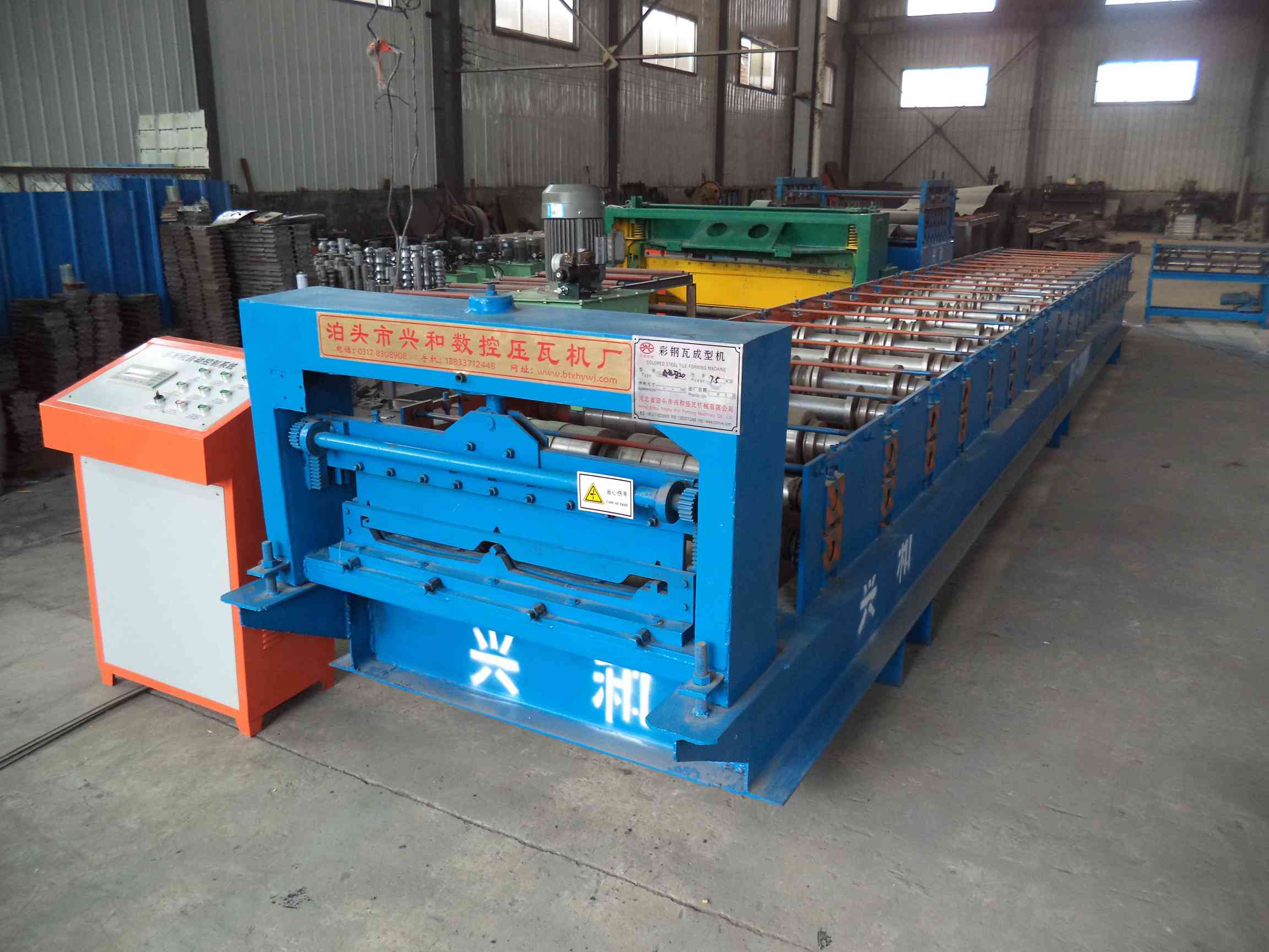 Color Steel Coil Joint-Hidden Roof Panel Roll Forming Machine