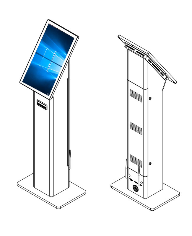 Windows Interactive Self-Checkout Kiosk for Retail and Hospitality Environments