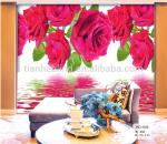 New design single Digital print blackout 3D roller blinds fabric