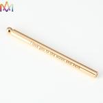 Single Tube Design Waterproof 88MM Brass Gold Whistle Charm