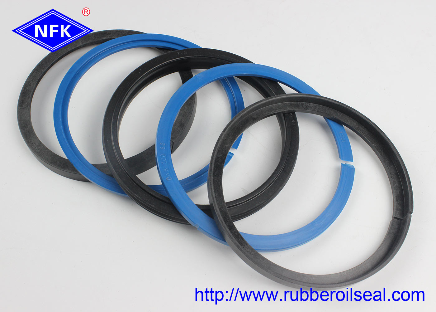 50 MPa Hydraulic Piston Seals High Pressure Anti Wear Sleeve 5 Combined DAS