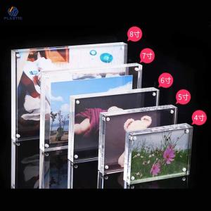 China waterproof Transparent Acrylic Photo Frame Acrylic Block Picture Frames Freestanding wholesale