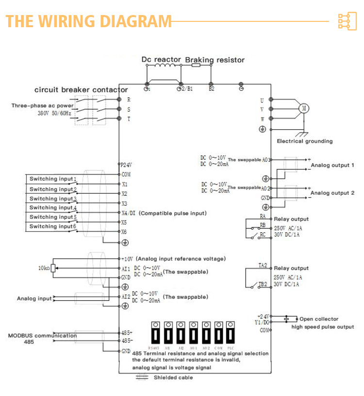 50HZ To 60HZ 2.2 KW Variable Frequency Drive Inverter Vector Torque Control