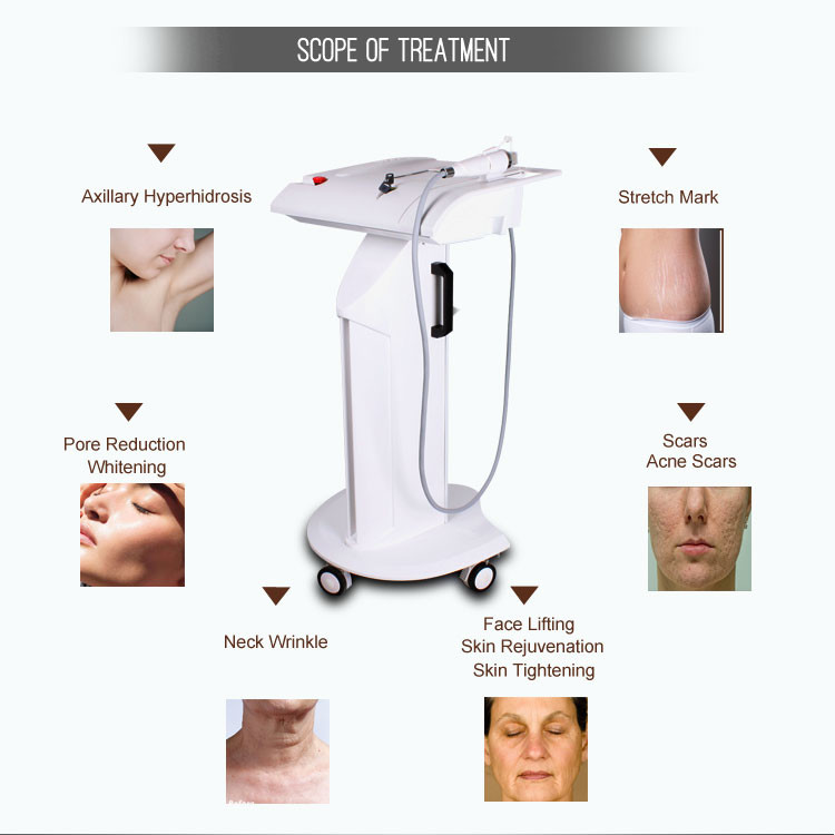 RF Microneedle Machine For Cellulite Reduction And Pigmentation Removal