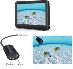 China 30M Cable Night Vision Mini Underwater Fish Finder Camera And 5inch DVR wholesale
