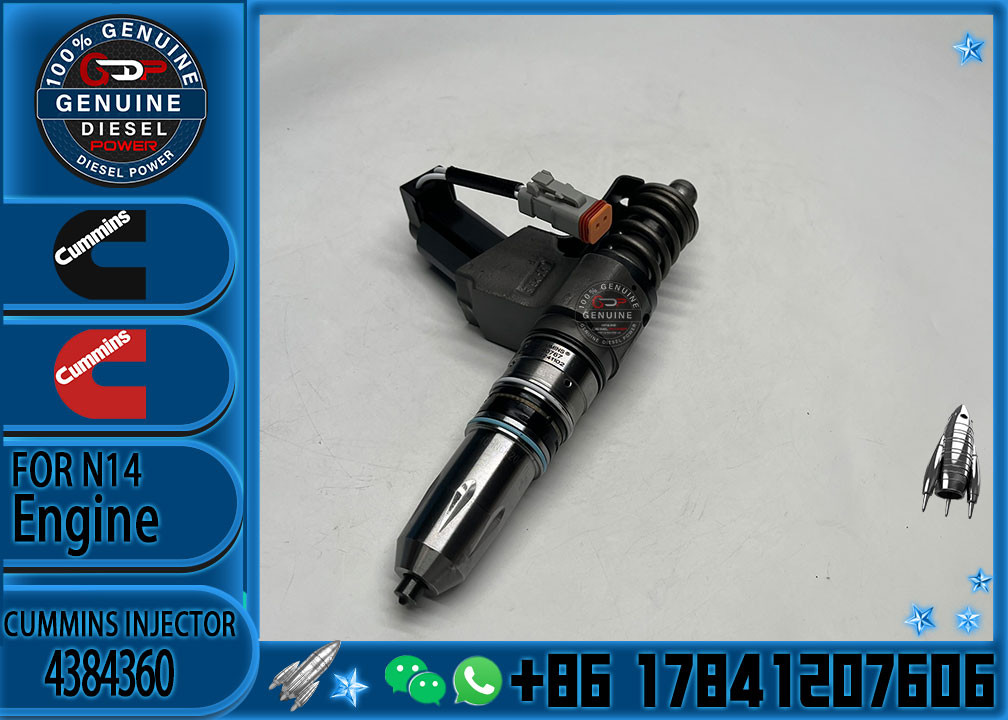 Construction Machinery Parts Fuel Injector For N14 Diesel 3411759 4384360 3411762 4307516N For CUMMINS Diesel Engine