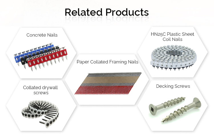Carbon Steel Coil Framing Siding Nails DIN Standard