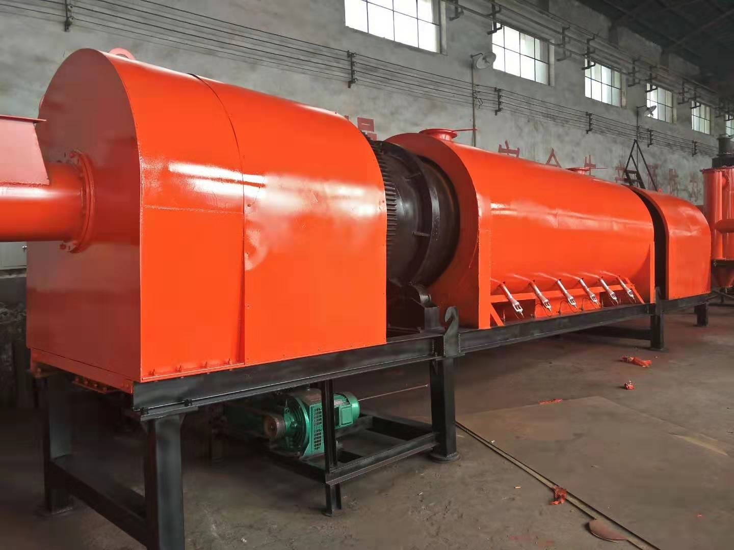 Continuous Smokeless Carbonization Furnace Rice Husk Charcoal Making Machine