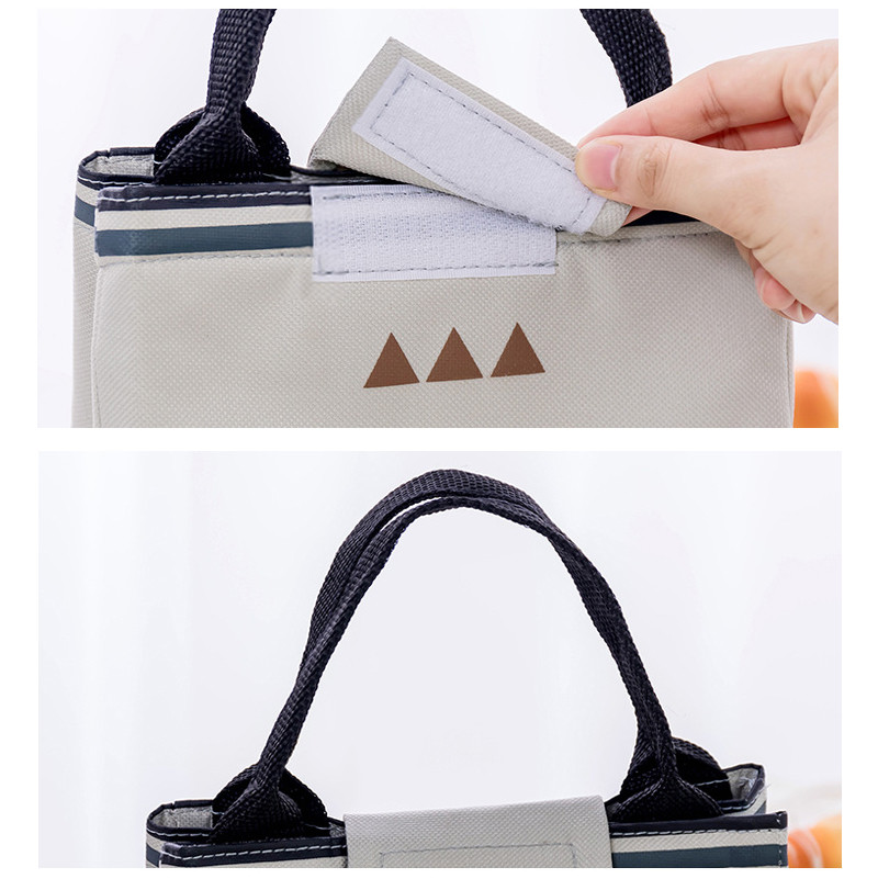 Rubber Logo L19*D18cm Insulated Lunch Cooler Bags