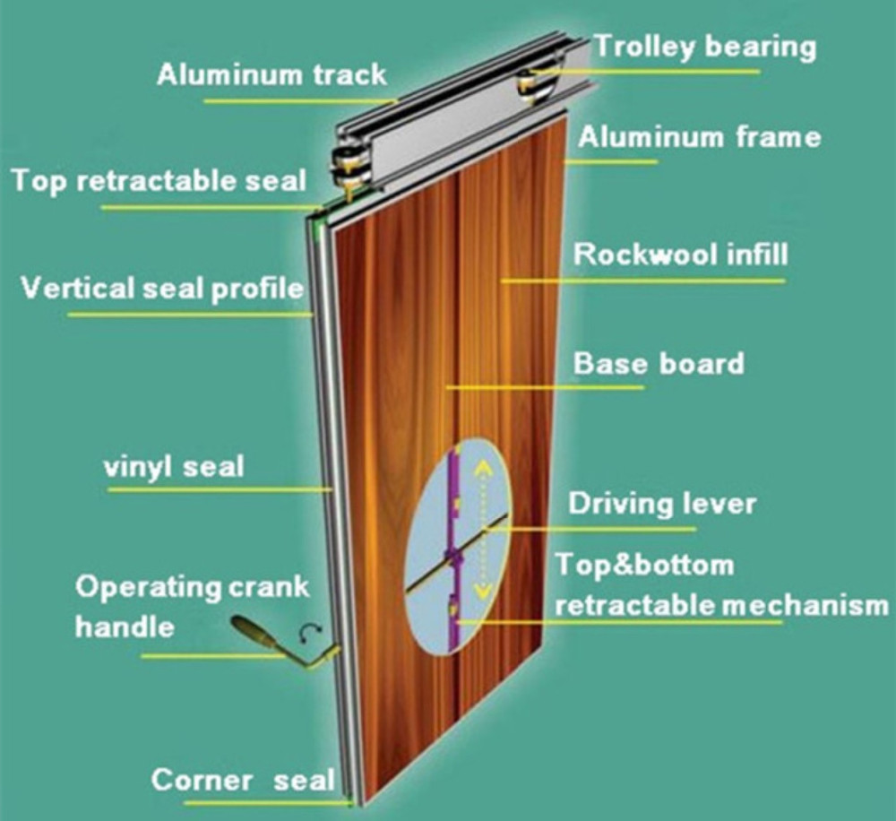 Aluminum Frame Wooden Operable Partition Wall Soundproofing For Banquet Room