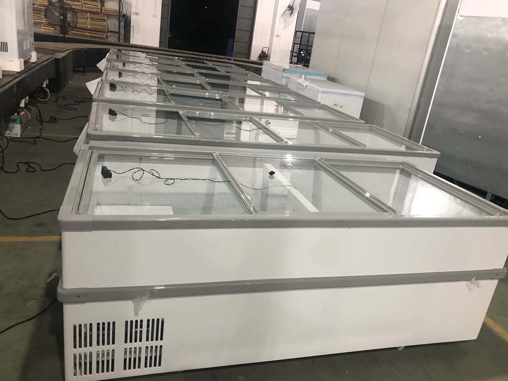 New arrival Factory Manufacturer Top Open Deep Freezer island freezer manual defrost