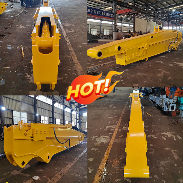 Digging Mini Excavator Telescopic Boom For CAT HITACHI KOMATSU SANY