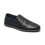 Black Anti Skid Mens Leather Casual Shoe