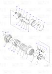 Planetary Excavator Travel Drive Steel Swing Travel Drive