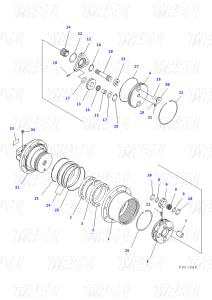 China Planetary Excavator Travel Drive Steel Swing Travel Drive wholesale