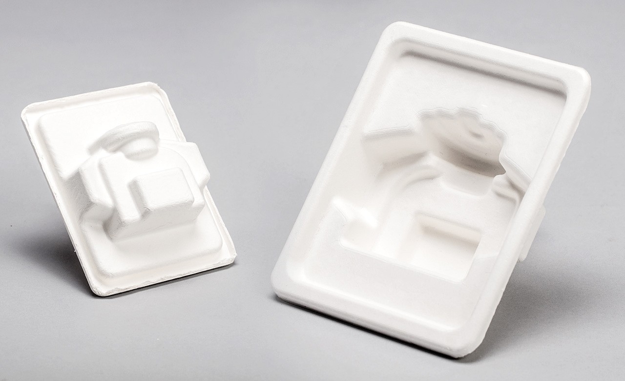 Electronic Paper Tray Pulp Packaging Customize Dimension