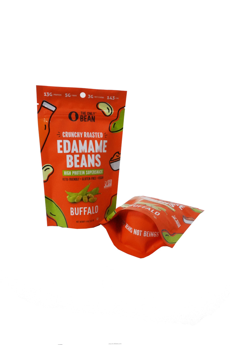 Composite Plastic Aluminum Foil Beans And Packaging Bags With Side Gusset