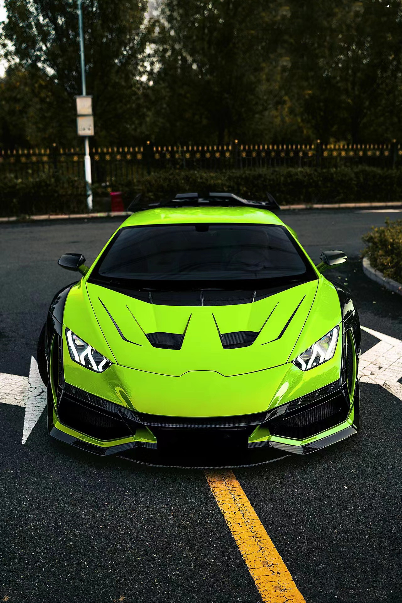 580 Lamborghini Carbon Fiber Body Kit DW Style Lp610 Body Kit Spoiler Widebody Kit