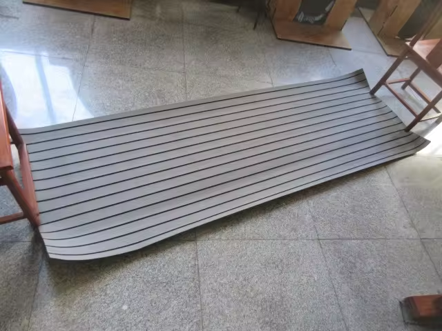 Grey Woowave EVA Boat Deck Sheet Board Yacht Accessories 5MM Foam Decking Flooring Mats with self adhesive