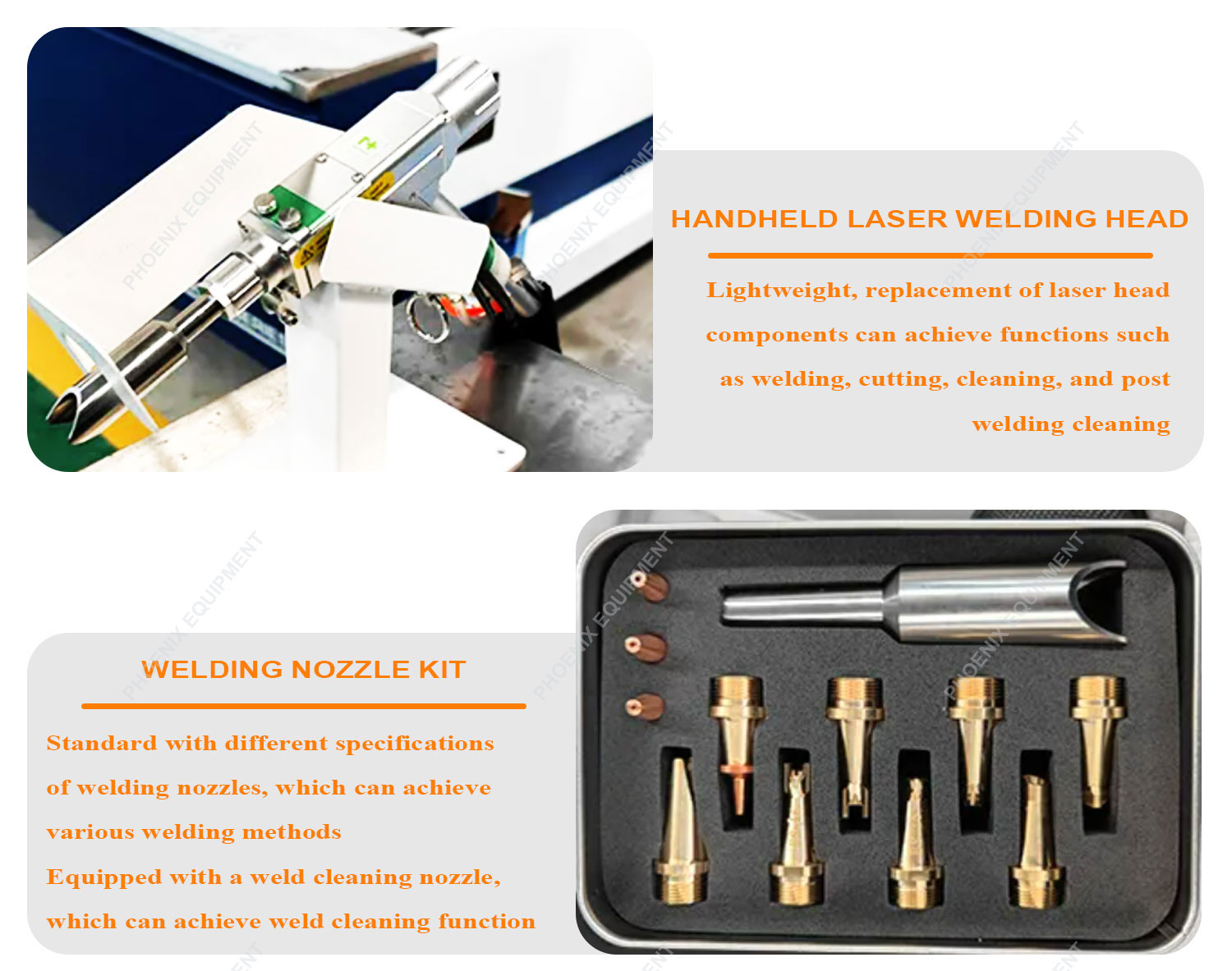 Cleaning PM-WD 1500 Multifunction Metal Rust Remover Handheld Fiber Laser Cleaning Welding Cutting Machine