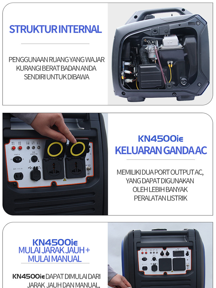 Kemage 10kw gasoline generator super silent gasoline generator