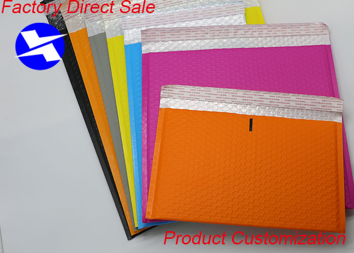 Multi Color Printing Logo Bubble Mailer Envelope , Poly Mailer Shipping Bags