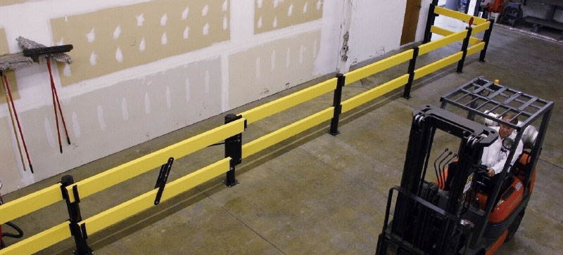 Tough Soft Curtain Safety Barrier Warehouse Gate Anti-Collision Guard