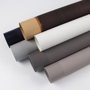 China Decorative PVC Veneer Laminate Door Membrane Laminate Sheets For MDF Cabinets wholesale