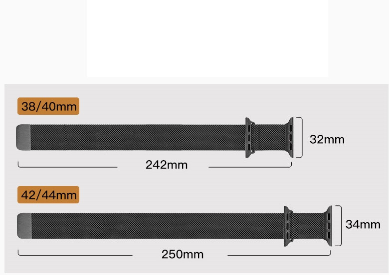 38mm Smart Watch Band Stainless Technology And Life 44mm Apple Watch Milan Strap