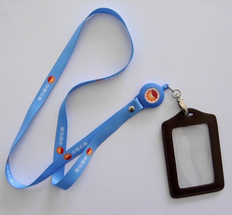 Safety Release Lanyard With Id Holder , Full Color Lanyards For Trade Show