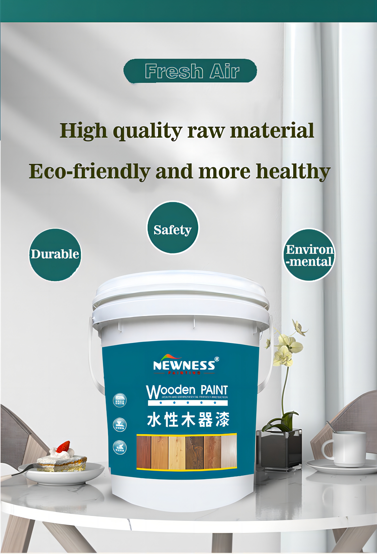 20KG/BUCKET Industrial Building Spray Matte Paint with Excellent Paint Film Effect