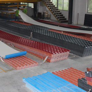 PVC Roof Tile 0.8-3.0mm Thickness Fireproof Waterproof for Industrial Buildings