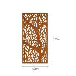 OEM ODM Weathering Steel Garden Screen Metal Room Divider
