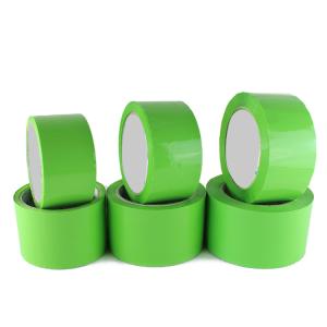 China 45micx48mmx100m Electrical BOPP Adhesive Tape Green Insulation Tape ODM wholesale