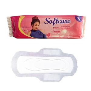 China Night Use 290mm Cotton Sanitary Napkin Ultra Long Breathable PE Film wholesale