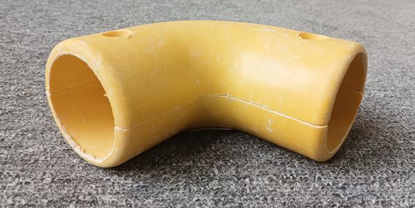 High Strength FRP Connectors Handrail Fence Fittings Fiberglass Tee / Pipe