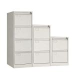 Cylinder Lock Metal Clothes Storage 4 Drawer Filing Cabinet
