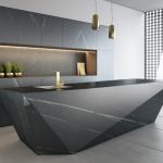 Lauren Black Sintered Stone Tile 800x2700mm For Perfect Balance