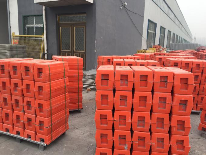 Professional Portable Temporary Fence Panels With Temporary Fence Stay