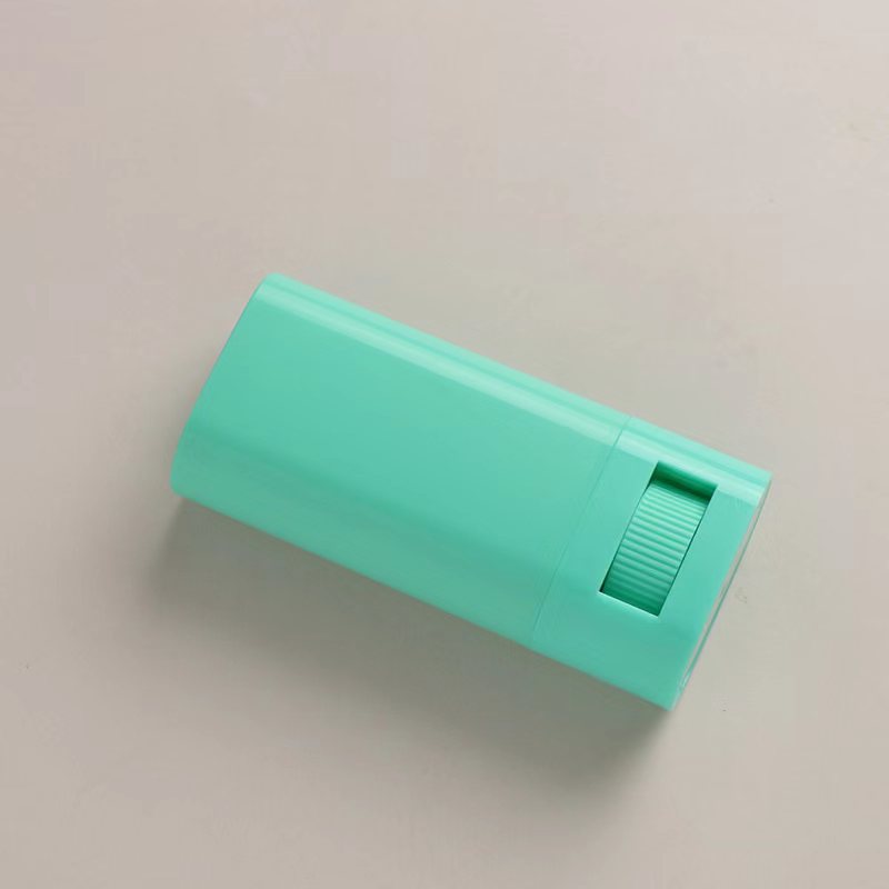 Industrial Cosmetic Oval Lotion Bar Stick Refillable Plastic Purple Lipbalm Tube Twist up Deodorant Container 5g 15g 20g
