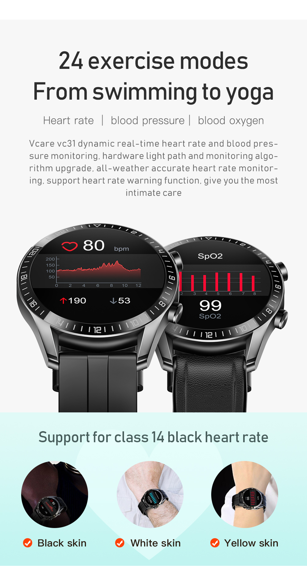 Smart Fitness IP67 Full Touch Smartwatch Customized Electronic Gifts