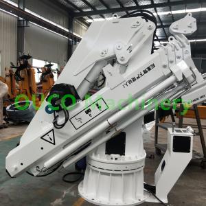 China 1t 10m folding portable Knuckle Boom Marine Cranes wholesale