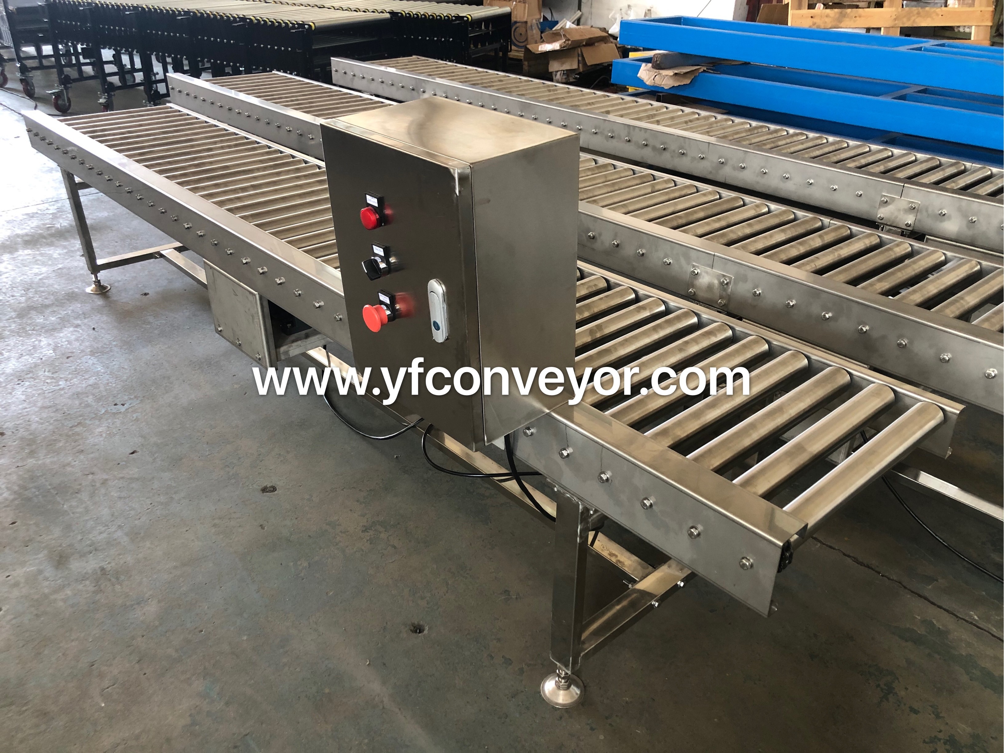 Factory Custom Powered Roller Conveyor Systems/Roller Conveying Machine