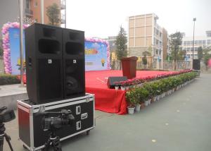 China Outdoor Passive Pa System Stage Audio Speaker Box Concert Equipment , Dj Sound Speaker wholesale