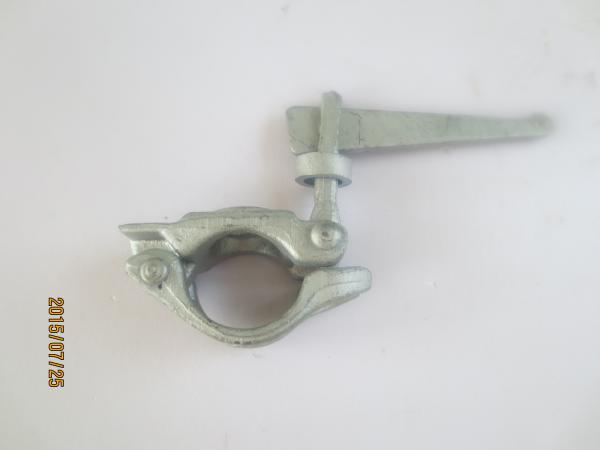 Wedged head single forged scaffolding swivel clamps and fittings