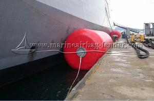 China Cylindrical EVA Foam Filled Fender Polyurethane Coated Marine Foam Fender wholesale