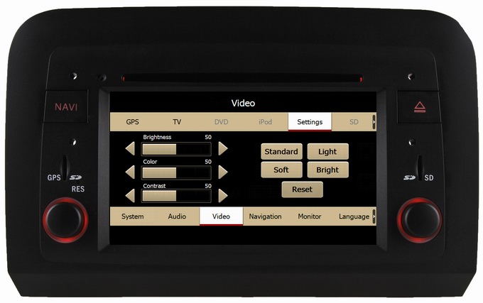 Car multimedia bluetooth for Fiat Croma 2005-2012 with gps navigation iPod USB OCB-8829