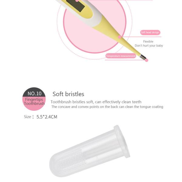 10pcs Newborn Nursery Health care Set baby Grooming tool kit baby care kit manufacturer Newborn baby gift set yellow pink blue