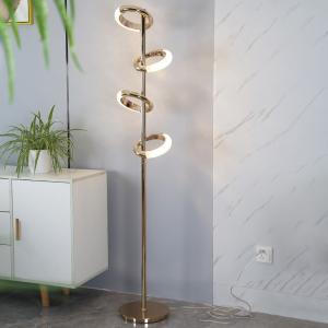 China Living Room Floor Lamp Bedroom Minimalist Light Luxury Nordic Net Red Ins Design gold floor lamp(WH-MFL-82) wholesale