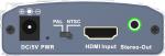 HDMI to Scart, + Stereo, AV Signal Converter